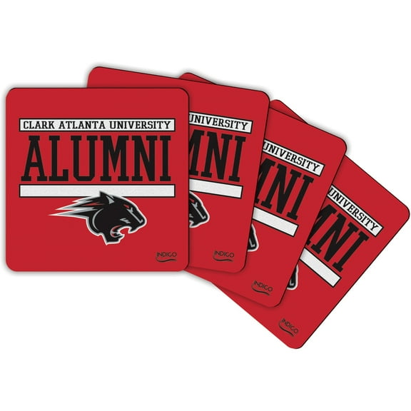 Clark Atlanta University Panthers Alumni 4-Pack Neoprene Coaster Set