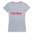 thumbnail image 1 of Clark Atlanta University Panthers Women Script Short Sleeve T-Shirt, Heather Grey - Large, 1 of 1
