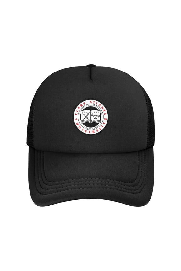 Clark Atlanta University Solid Color Lightweight Adult Mesh Baseball Cap