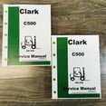 thumbnail image 1 of Clark C500-50 C500-55 C500-60 Forklift Service Repair Manual Shop Book, 1 of 9