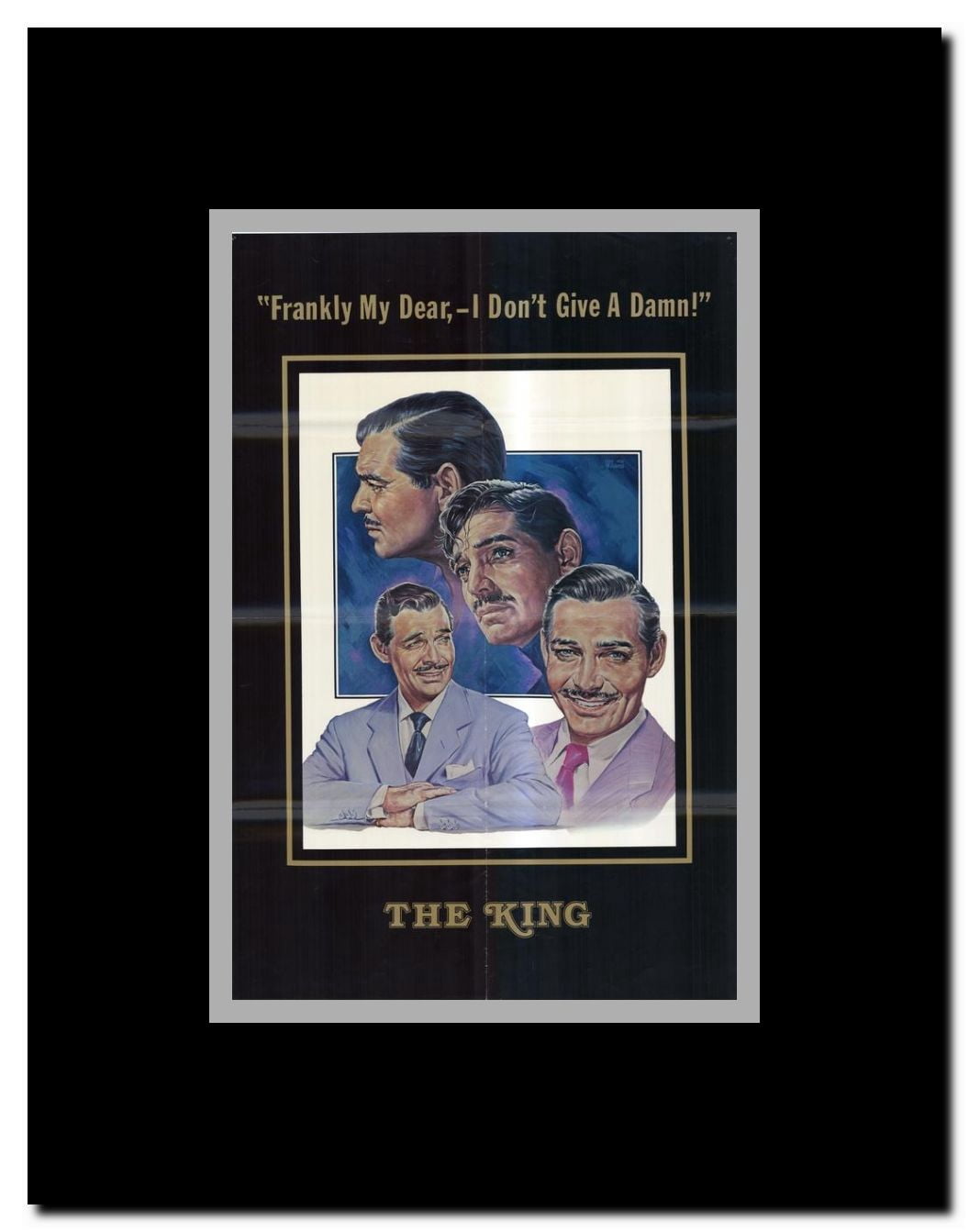 Clark Gable Framed Movie Poster