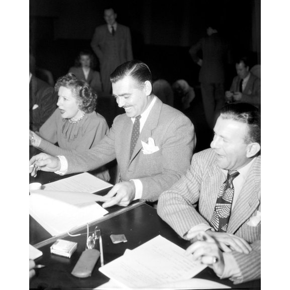 Clark Gable George Burns 24x36 Classic Hollywood Poster