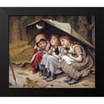 thumbnail image 1 of Clark, Joseph 23x20 Black Modern Framed Museum Art Print Titled - Three Little Kittens, 1 of 4