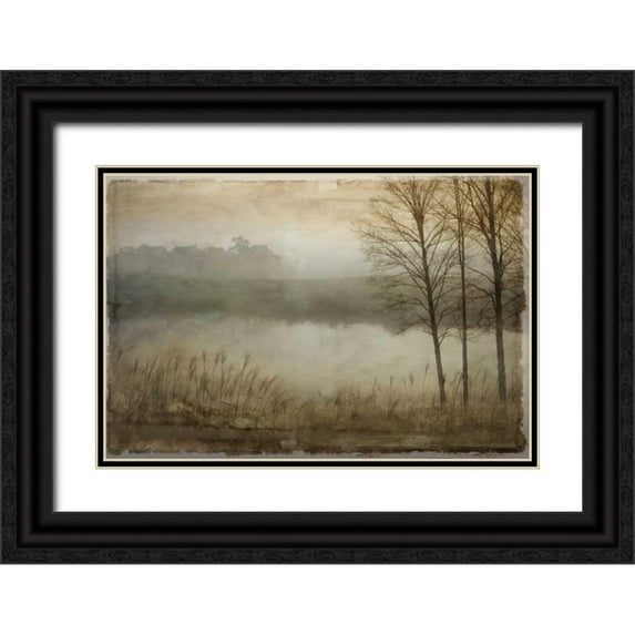 Clark, Madeline 14x11 Black Ornate Wood Framed with Double Matting Museum Art Print Titled - Daybreak I