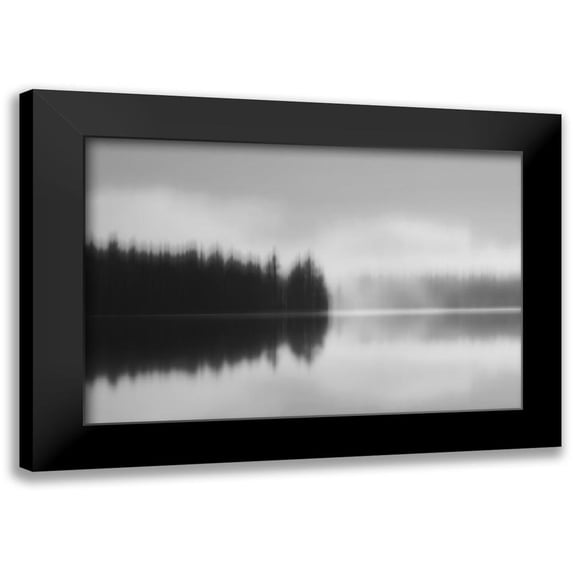 Clark, Madeline 18x13 Black Modern Framed Museum Art Print Titled - Across the Lake