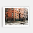 thumbnail image 1 of Clark Street - Brooklyn New York Photography Architecture Street Photography City Vintage Travel Poster Landscape White Framed Wall Art Print 6 x 8 inches, 1 of 3