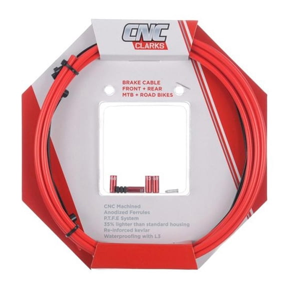 Clark's Zero G Light Weight Gear Kit Compatible with MTB/Hybrid & Road Red
