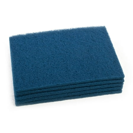 Clarke 997021 Commercial 14 Inch X 20 Inch Blue Pad (Heavy Scrub), Case of 5