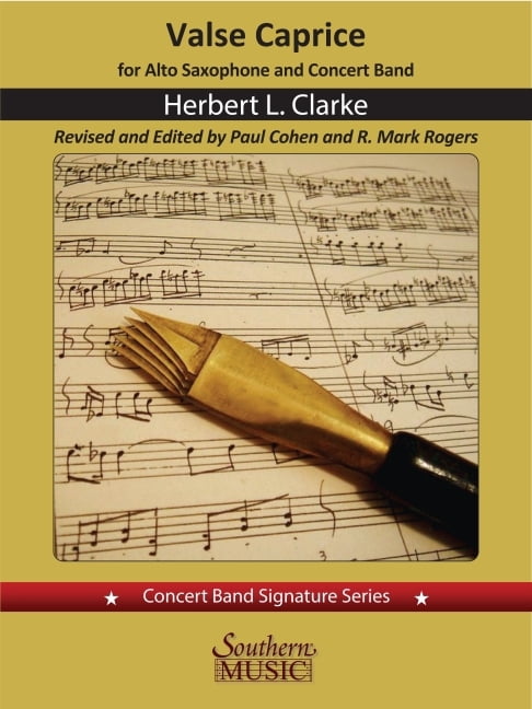 Clarke; Arr. Rogers: Valse Caprice for Alto Saxophone and Concert Band Score and Parts, (Paperback)