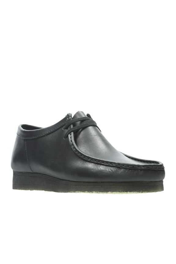 26155514: Men's Wallabee Oxford, Black Leather