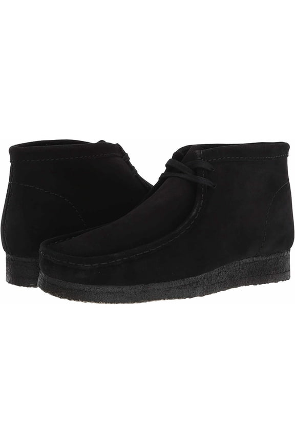 26155515: Men's Wallabee Boot Chukka, Black Suede