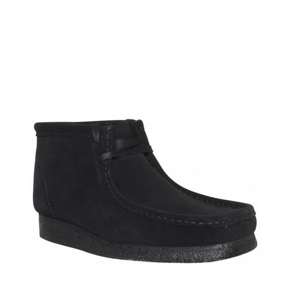 Clarks 26155515: Men's Wallabee Boot Chukka, Black Suede