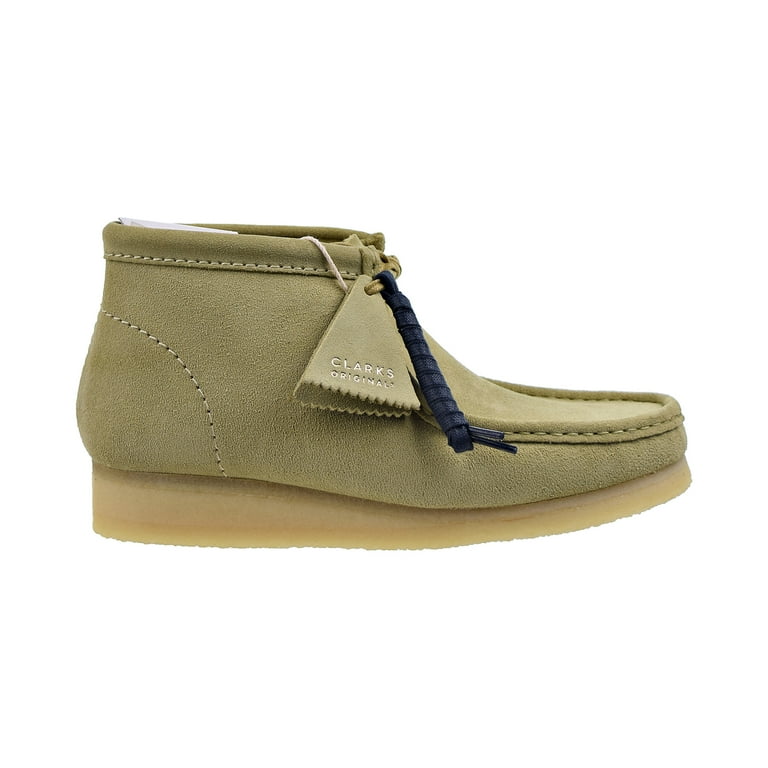 Clarks 26155515: Men's Wallabee Boot Chukka, Maple Suede - Walmart.com
