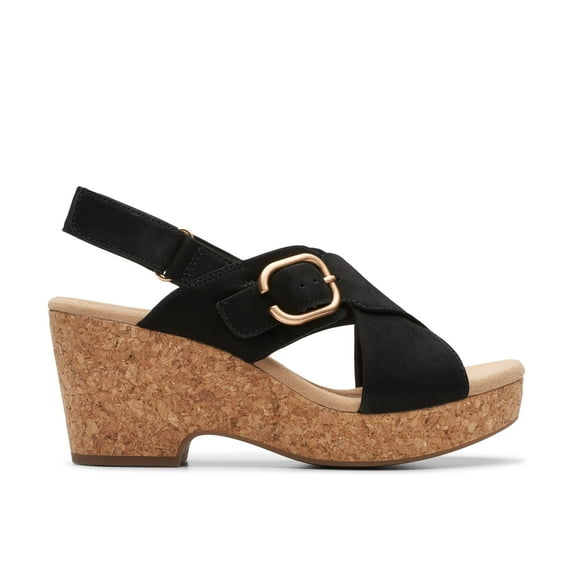 Clarks Giselle Dove Womens Wedges