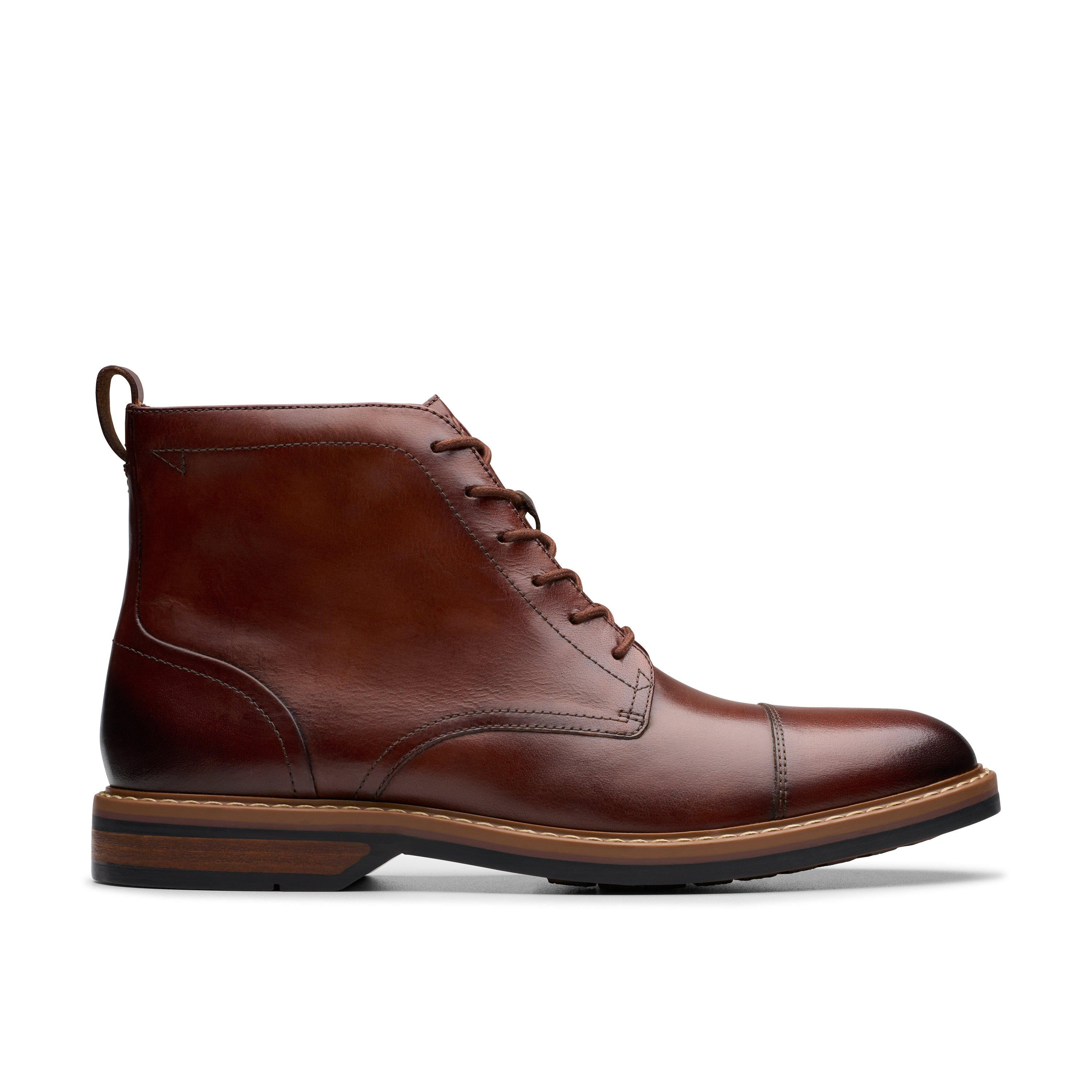 Clarks Aldwin Cap Mens Ankle Boots - Walmart.com