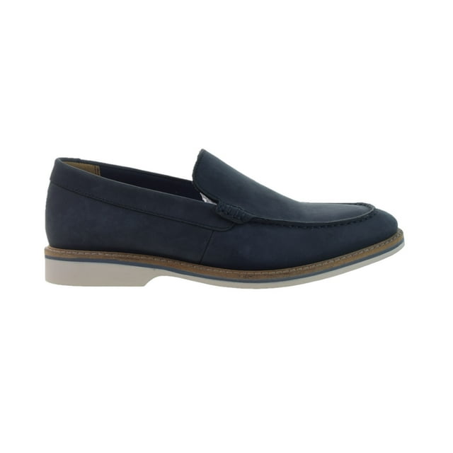 Clarks Atticus Edge Men's Slip-On Loafers Navy Nubuck 26148222