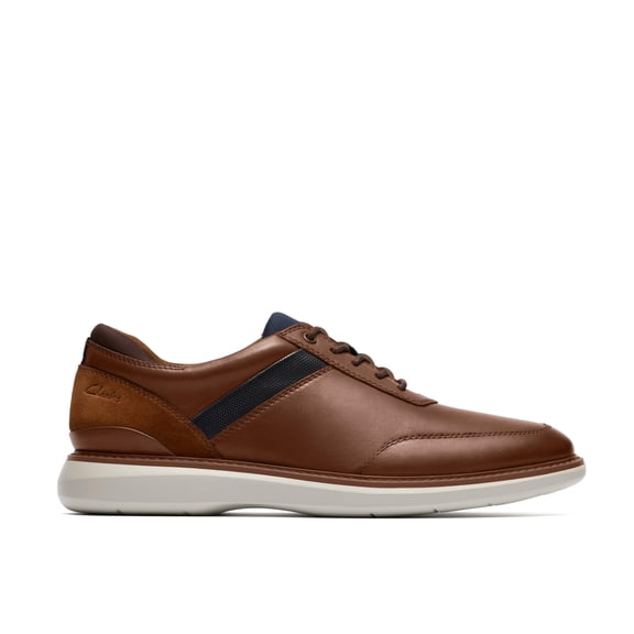 Clarks Brantin Style Leather - Mens Lace-Up Oxfords