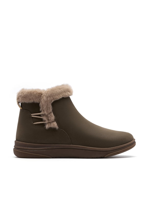 Breeze Fur Womens Ankle Boots