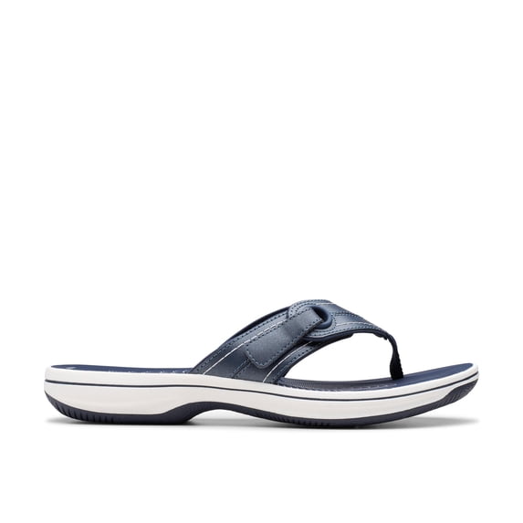 Clarks Breeze Reyna Synthetic - Womens Open Toe Flip Flops