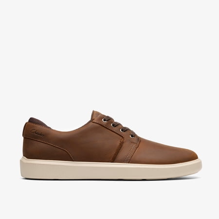 Clarks Mens Brodin Seam Beeswax Sneakers