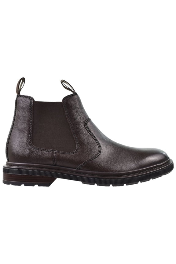 Burchill Up Men's Shoes Dark Brown Leather 26179403