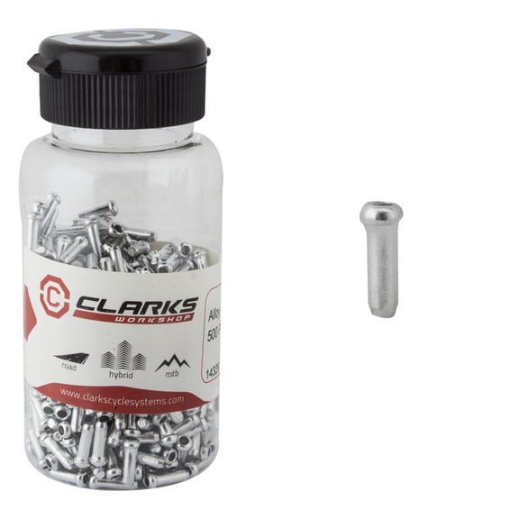 Clarks Cable Tips Silver Universal Design Works On Brake Or Shift Cables
