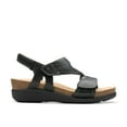 thumbnail image 1 of Clarks Calenne Carmen Leather - Womens Low Heel Open Toe Wedge Sandal, 1 of 1