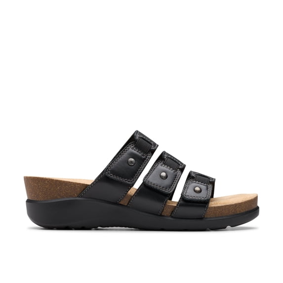Clarks Calenne Lily Womens Leather - Low Heel Open Toe Sandals
