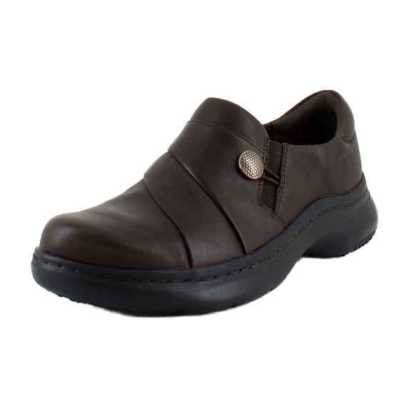 Clarks Clarkspro Lux Women's Loafers & Slip-Ons Dark Brown Leather Size 11 M