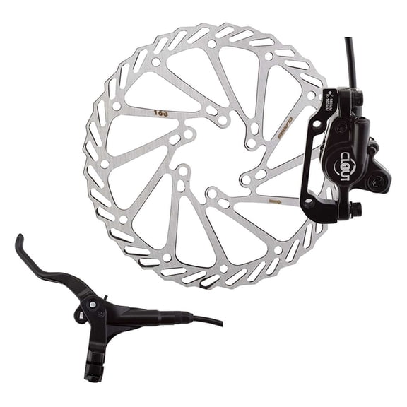 Clarks Clout 1 Hydraulic Disc Brake - Rear, 160mm - HY-19-R160AMROW