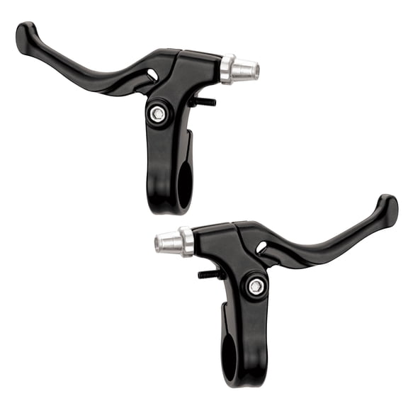 Clarks Cycle Systems CLK-624A 2.5 Finger Alloy V-Brake Levers, Black, Pair