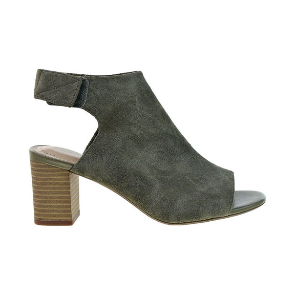Clarks Deva Bell (Wide) Women's Heeled Sandal Olive 26140003-W
