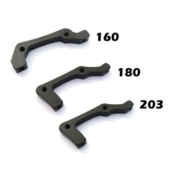 Clarks Disc Brake Adaptor in Black I.S. Rear - 203mm