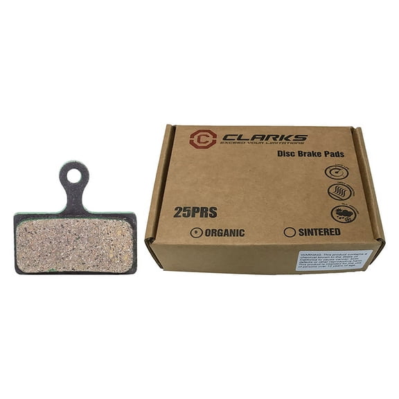 CLARKS BRAKE SHOES CLK DISC TRAY ORG VX852 BXof25pr SHI XTR/XT/SLX/ALFINE M985/M785/M675/S700