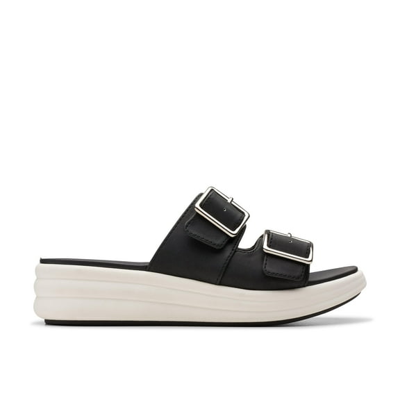 Clarks Drift Buckle Womens Wedges