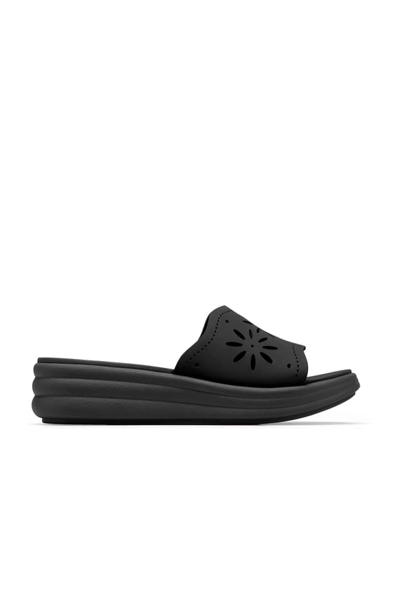 Drift Floral Womens Wedges