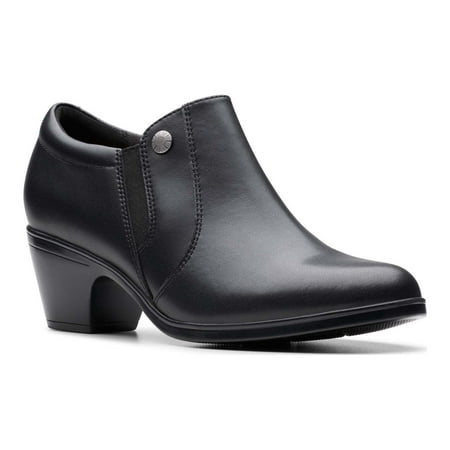 Clarks® Emily2 Reyna Women's Leather Shooties Color: Black Size: 7.5