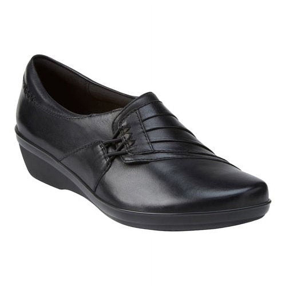 Clarks Everlay Iris Womens Shoe, Size: 9.5 N, Black/Full Grain Leather ...