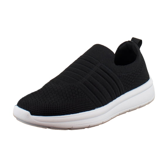 Clarks Ezera Walk Women's Fashion Sneakers Black Knit Size 7.5 M