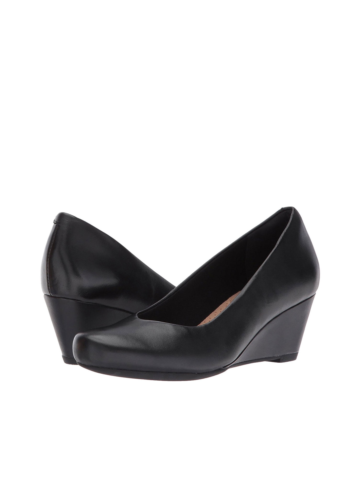 Clarks Women's Flores Tulip Round-toe Wedge Pumps Women's Shoes In