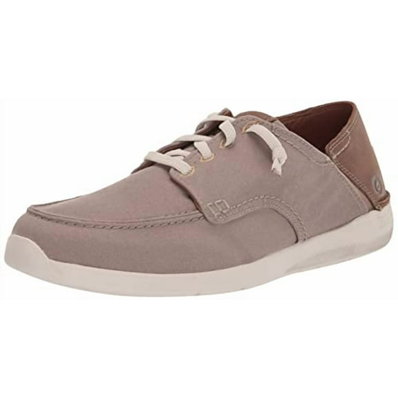 Clarks Gorwin Lace Sneaker, Stone Textile, 8 Medium