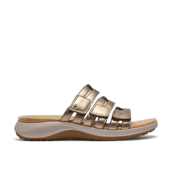Clarks Maelynn Abby Leather - Womens Slip-On Slide Sandals