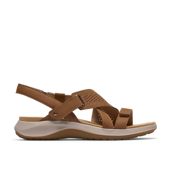 Clarks Maelynn Gem Nubuck - Womens Low Heel T-Bar Sandals