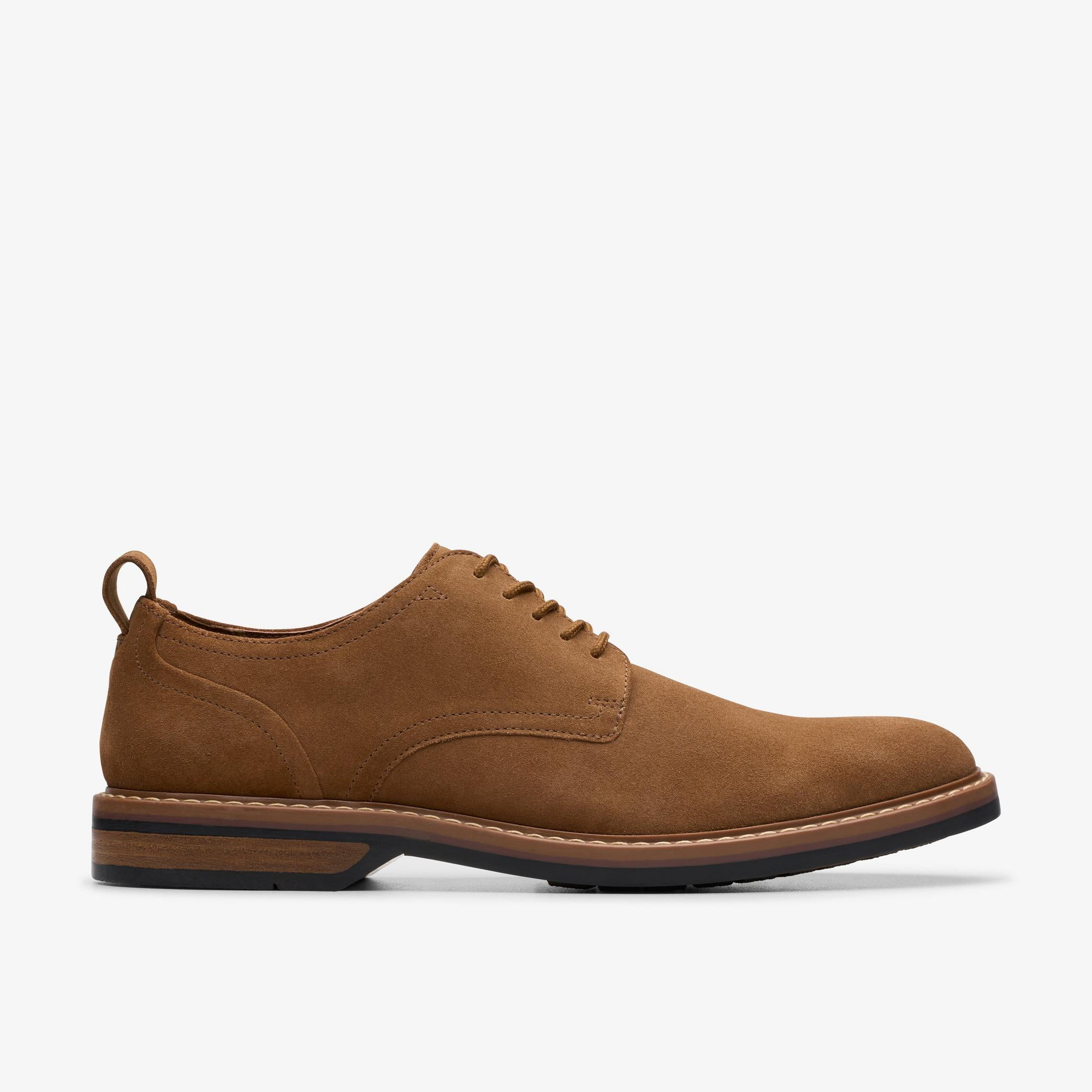 Clarks Men Shoes Aldwin Lace Cola Suede - Walmart.com