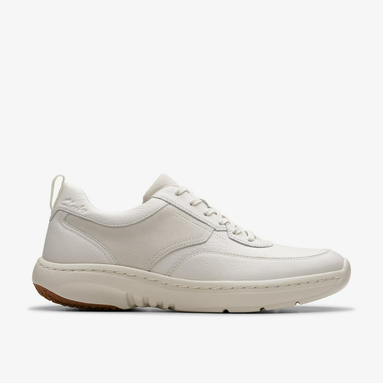 Clarks Men Shoes CLARKS PRO LACE WHITE LEATHER Walmart