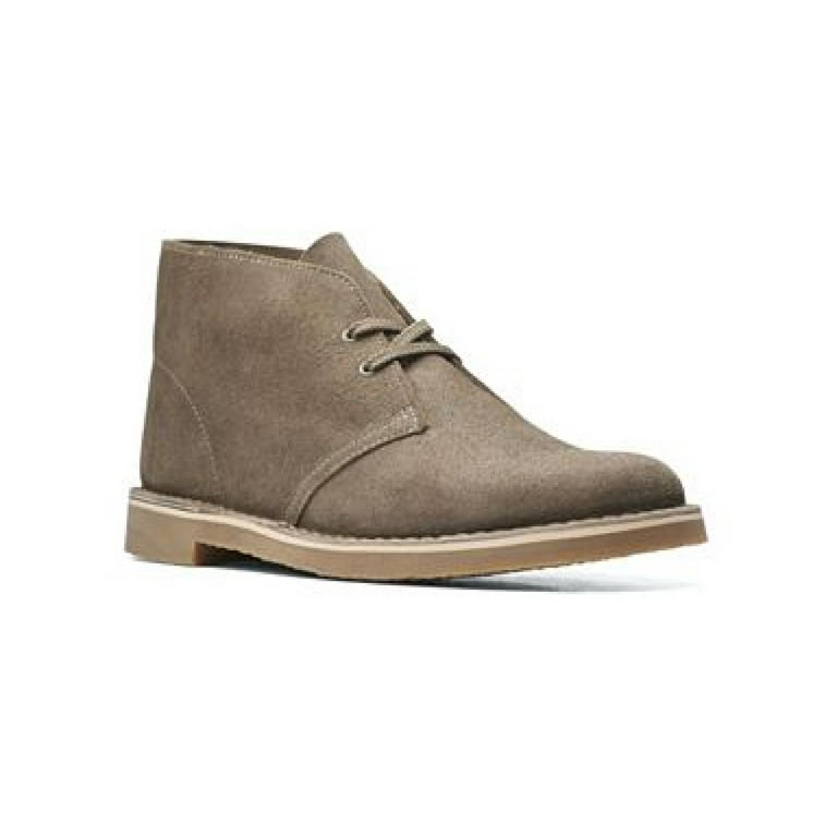 Clarks bushacre grey leather online