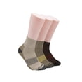 thumbnail image 1 of Clarks Men's Casual Half Cushion Anklet Socks 3 Pair, Stone/Khaki/Brown, Men's 7-12 Shoe, 1 of 1