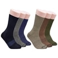 thumbnail image 1 of Clarks Men's Casual Half Cushion Crew Socks 6 Pair, Navy/Charcoal/Denim/Brown/Olive/Khaki, Men's 7-12 Shoe, 1 of 1