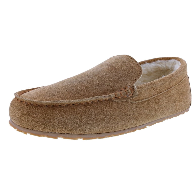Clarks Mens Suede Moccasin Slippers Warm Cozy Indoor Outdoor  display picture 3