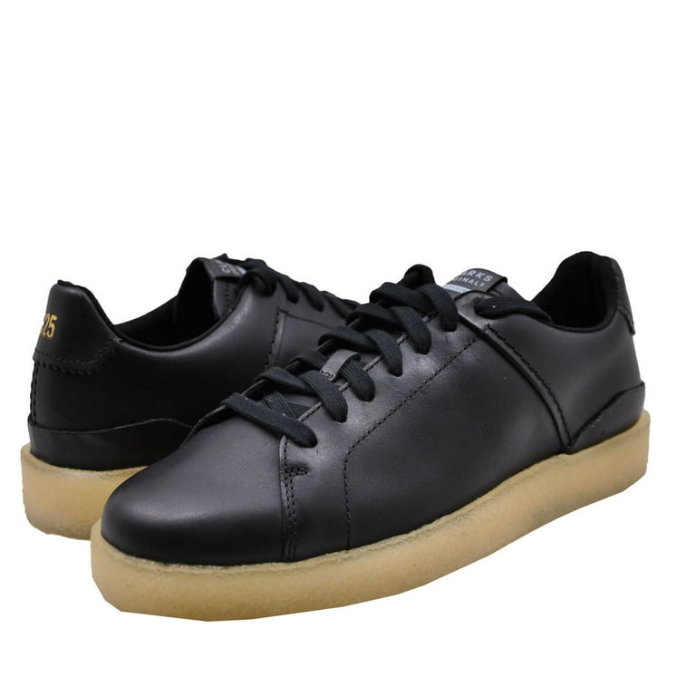 Clarks leather hot sale tennis shoes